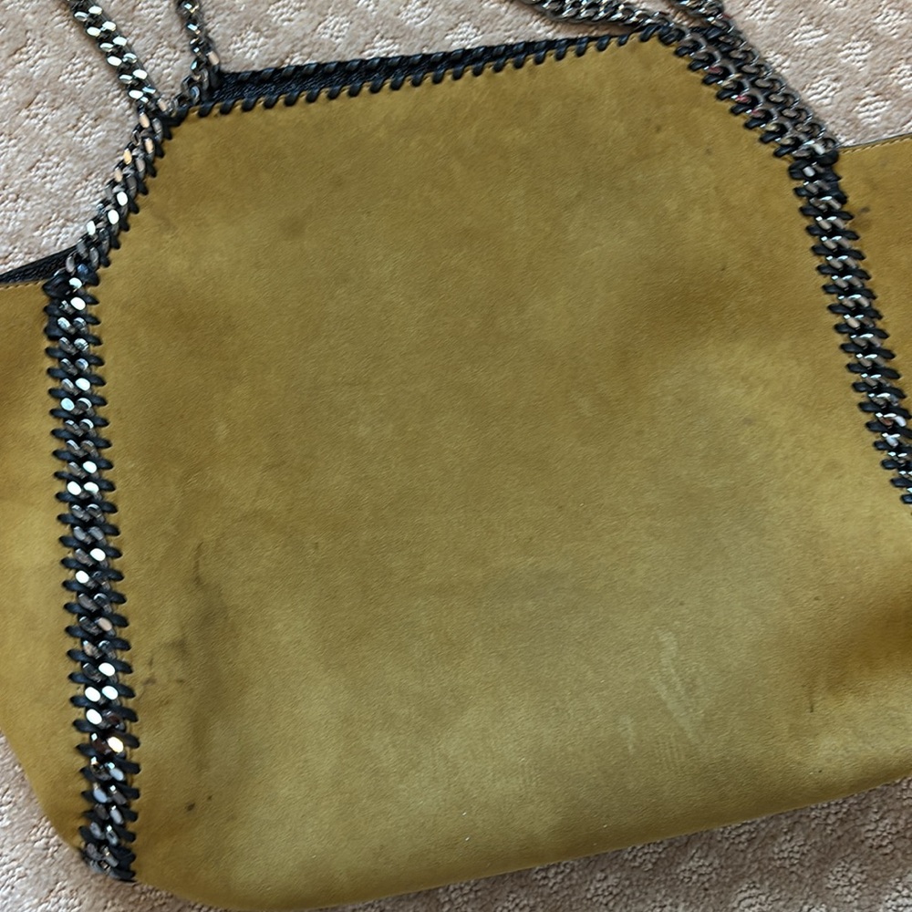 Stella McCartney Falabella Black Suede Shoulder Tote - Picture 12 of 14